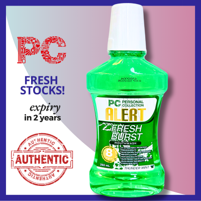 Alert Fresh Burst Mouthwash Thunder Mint 250 mL