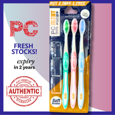 Alert Optimum Toothbrush 3-Pack 3 pieces