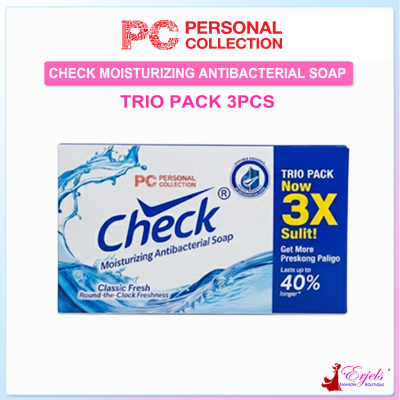 Check Classic Fresh Antibacterial Soap Trio Pack 125 g × 3